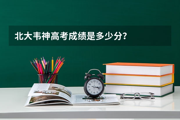 北大韦神高考成绩是多少分?