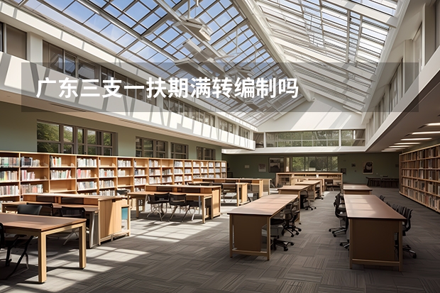 广东三支一扶期满转编制吗