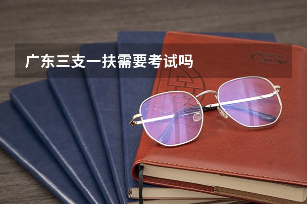 广东三支一扶需要考试吗