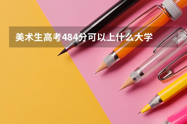 美术生高考484分可以上什么大学