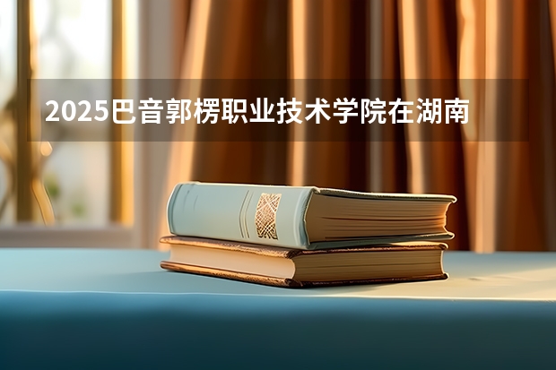 2025巴音郭楞职业技术学院在湖南招生计划预测 大概招多少人