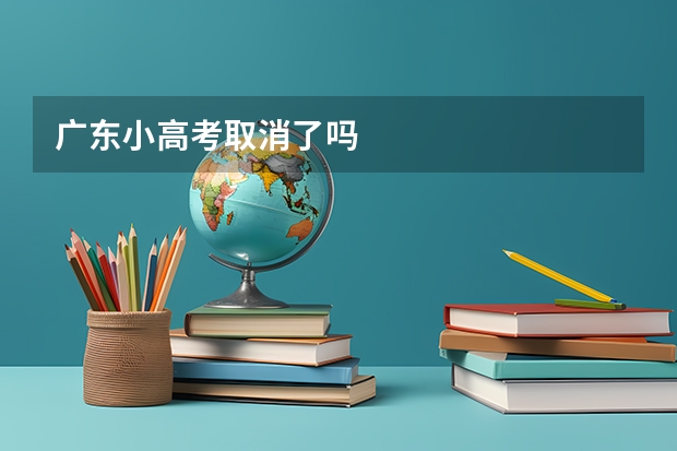 广东小高考取消了吗