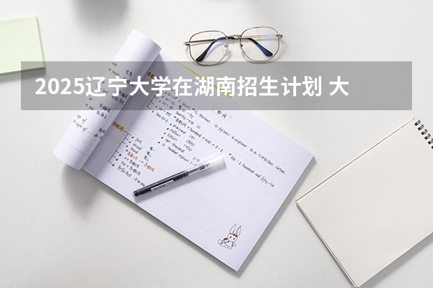 2025辽宁大学在湖南招生计划 大概招多少人