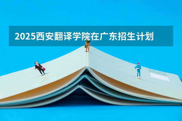 2025西安翻译学院在广东招生计划 大概招多少人