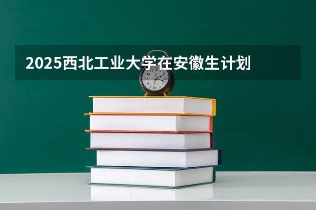 2025西北工业大学在安徽生计划 大概招多少人