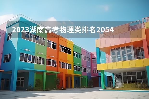 2023湖南高考物理类排名205492的考生报什么大学好 学校往年录取分数线
