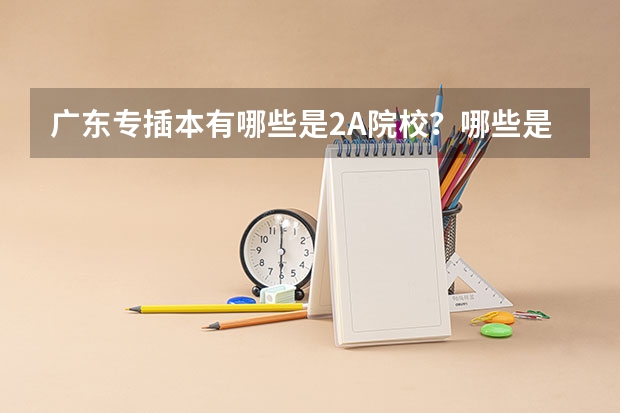 广东专插本有哪些是2A院校？哪些是2B院校？两者区别在哪？