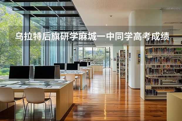 乌拉特后旗研学麻城一中同学高考成绩 麻城一中高考考生情况