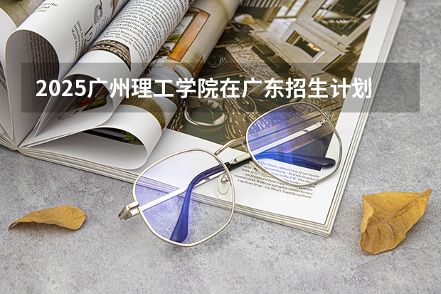 2025广州理工学院在广东招生计划与2024年对比