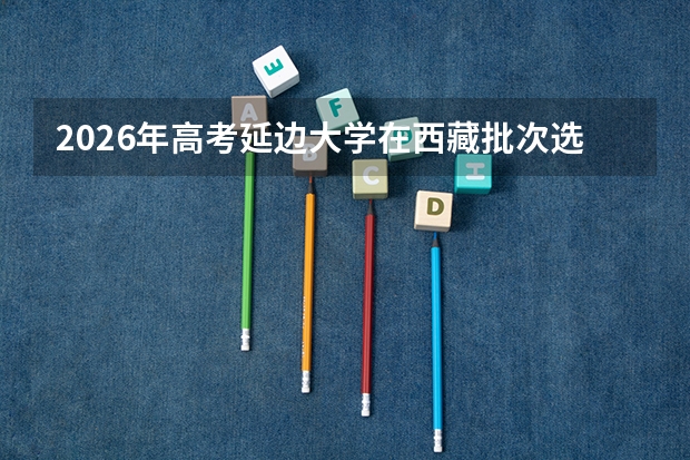 2026年高考延边大学在西藏批次选科要求预测