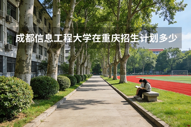 成都信息工程大学在重庆招生计划多少人（2026参考）