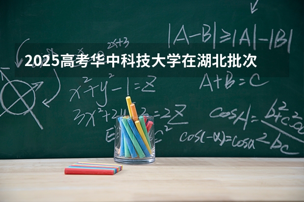 2025高考华中科技大学在湖北批次线差（2026参考）
