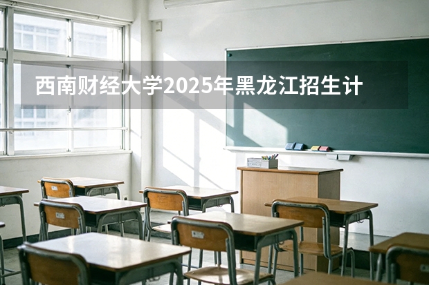 西南财经大学2025年黑龙江招生计划总览（2026高考志愿参考）