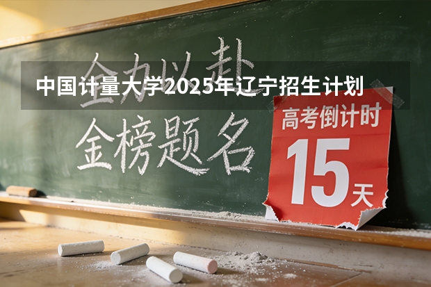 中国计量大学2025年辽宁招生计划总览（2026高考志愿参考）