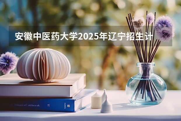 安徽中医药大学2025年辽宁招生计划总览（2026高考志愿参考）