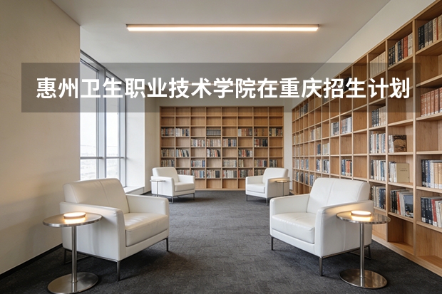 惠州卫生职业技术学院在重庆招生计划多少人（2026参考）