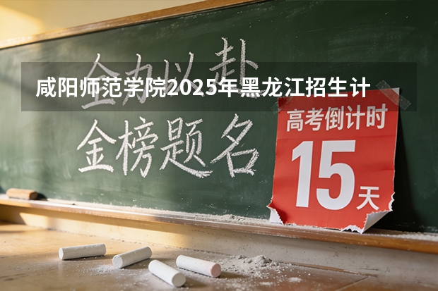 咸阳师范学院2025年黑龙江招生计划总览（2026高考志愿参考）
