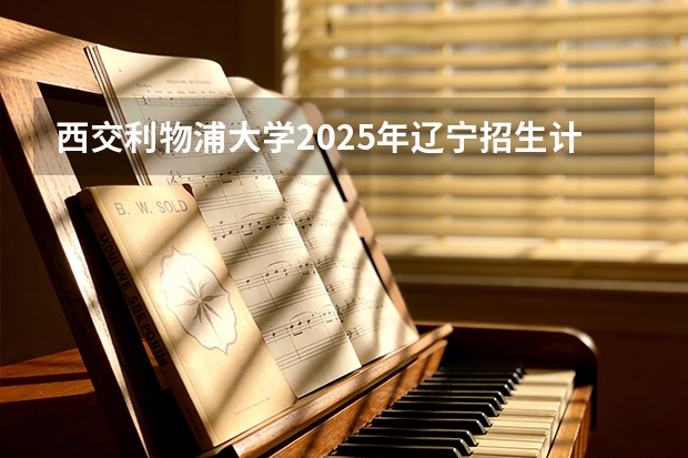 西交利物浦大学2025年辽宁招生计划总览（2026高考志愿参考）