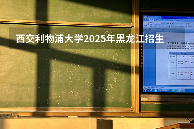 西交利物浦大学2025年黑龙江招生计划总览（2026高考志愿参考）