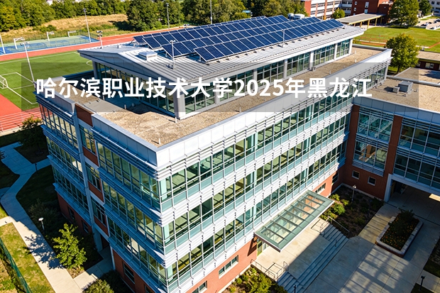 哈尔滨职业技术大学2025年黑龙江招生计划总览（2026高考志愿参考）