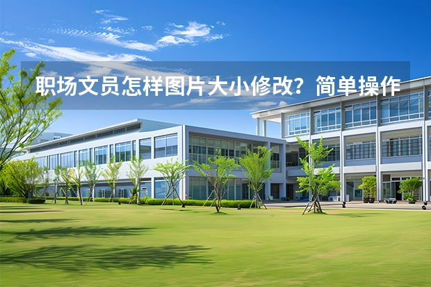 职场文员怎样图片大小修改？简单操作，轻松适配各类文档上传