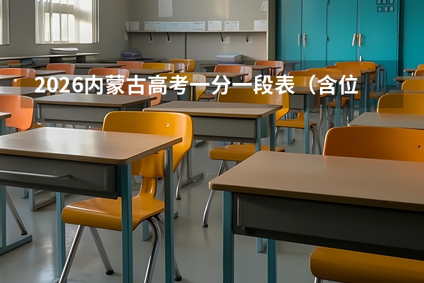 2026内蒙古高考一分一段表（含位次）