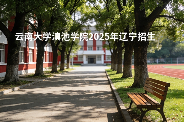 云南大学滇池学院2025年辽宁招生计划总览（2026高考志愿参考）