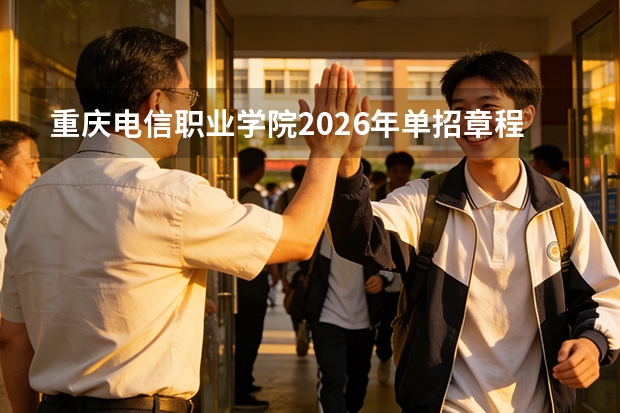 重庆电信职业学院2026年单招章程，软件技术数字媒体艺术等专业特色