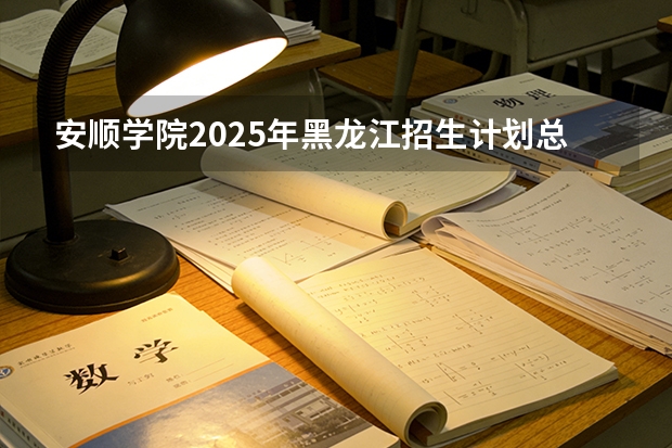 安顺学院2025年黑龙江招生计划总览（2026高考志愿参考）