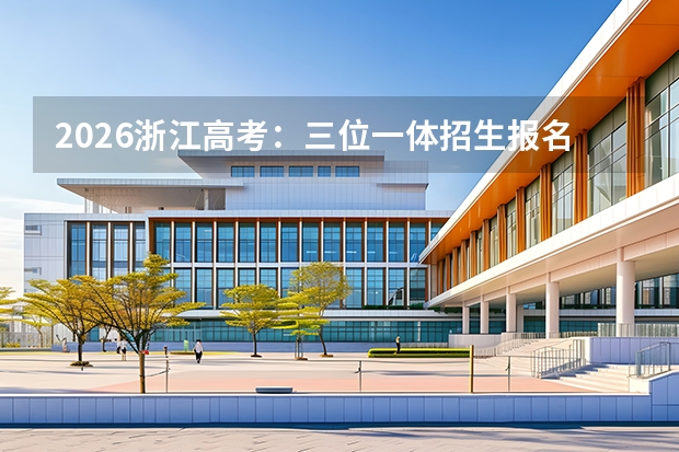 2026浙江高考：三位一体招生报名条件及校测准备攻略