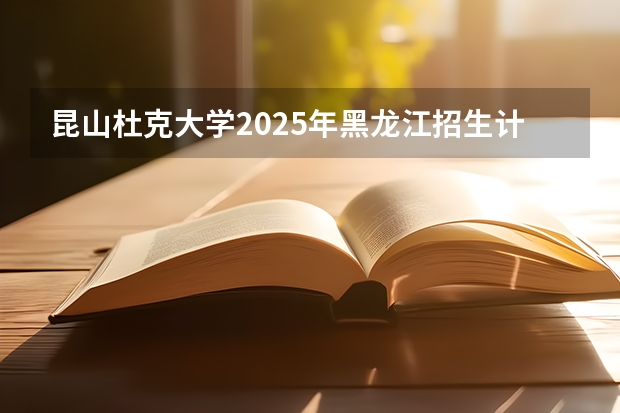 昆山杜克大学2025年黑龙江招生计划总览（2026高考志愿参考）
