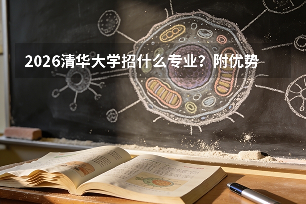 2026清华大学招什么专业？附优势专业名单