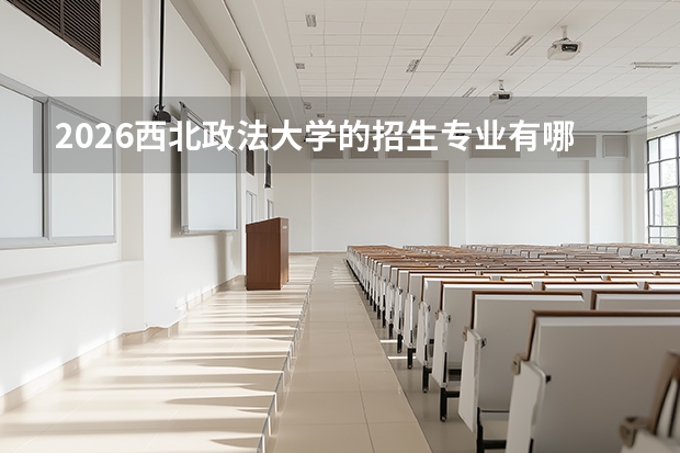 2026西北政法大学的招生专业有哪些，优势专业