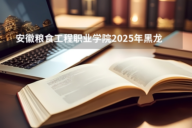 安徽粮食工程职业学院2025年黑龙江招生计划总览（2026高考志愿参考）