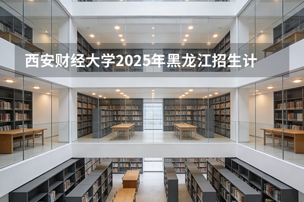 西安财经大学2025年黑龙江招生计划总览（2026高考志愿参考）