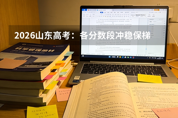 2026山东高考：各分数段冲稳保梯度设计，照着填不出错
