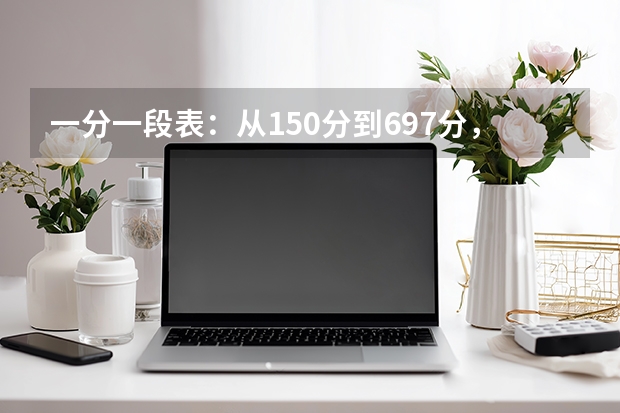 一分一段表：从150分到697分，每100分考生分布密度变化全景图