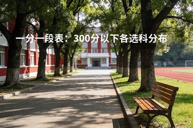 一分一段表：300分以下各选科分布，“文科扎堆”现象明显