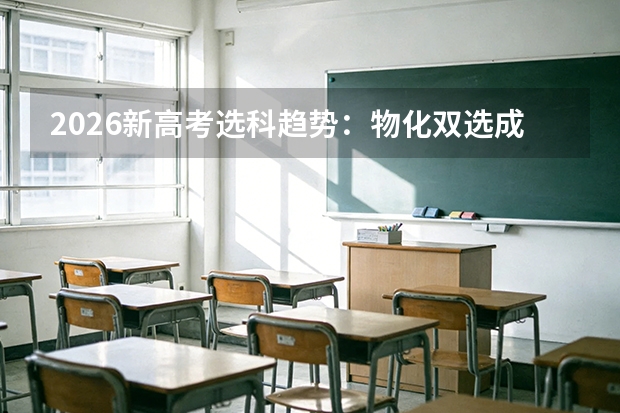 2026新高考选科趋势：物化双选成硬门槛，专业覆盖率差异悬殊