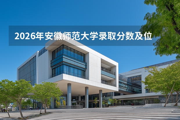 2026年安徽师范大学录取分数及位次，报到条件与费用详解