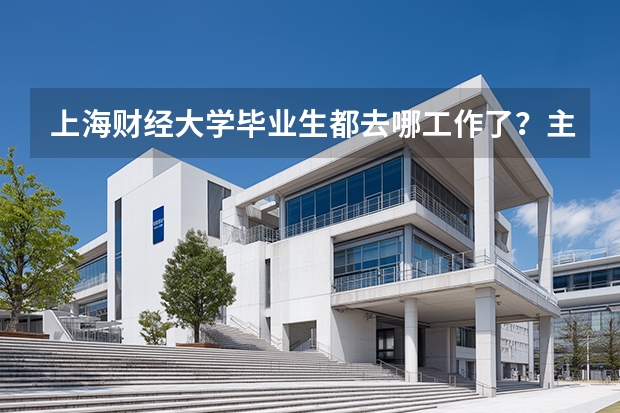上海财经大学毕业生都去哪工作了？主要就业城市与单位类型