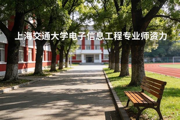 上海交通大学电子信息工程专业师资力量详解
