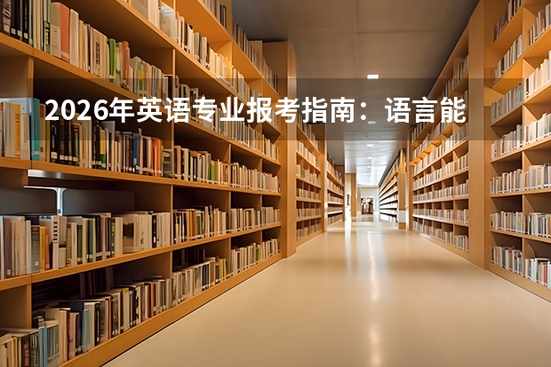 2026年英语专业报考指南：语言能力与多元发展