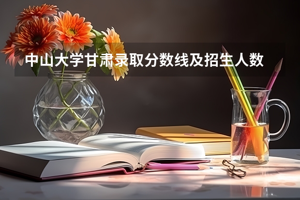 中山大学甘肃录取分数线及招生人数