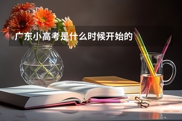 广东小高考是什么时候开始的