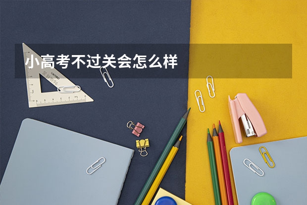 小高考不过关会怎么样