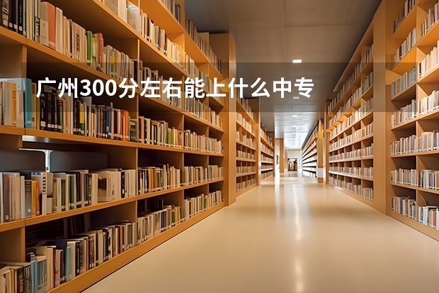 广州300分左右能上什么中专