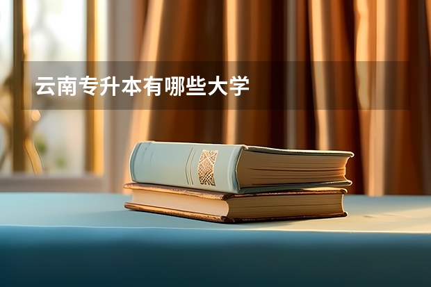 云南专升本有哪些大学
