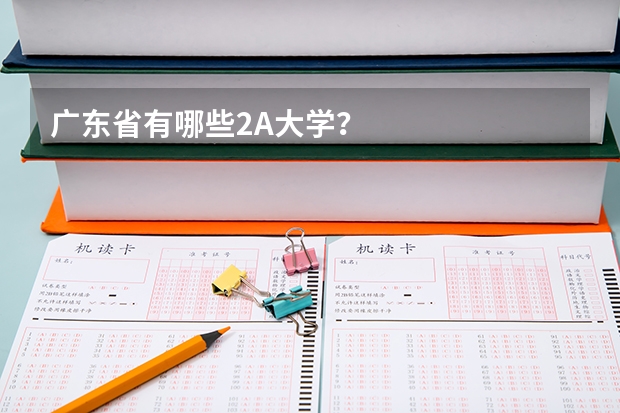 广东省有哪些2A大学？