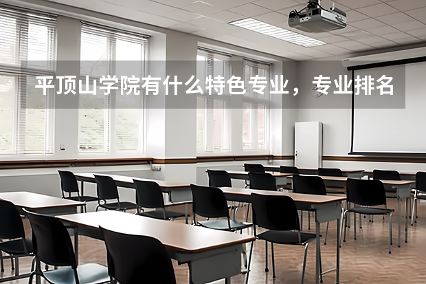 平顶山学院有什么特色专业，专业排名如何